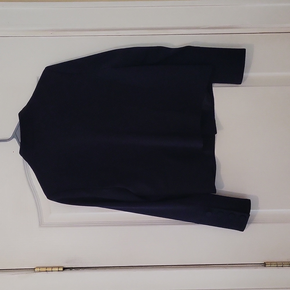 Loft Size 8 Navy Heavy Shacket NWOT - Picture 6 of 6